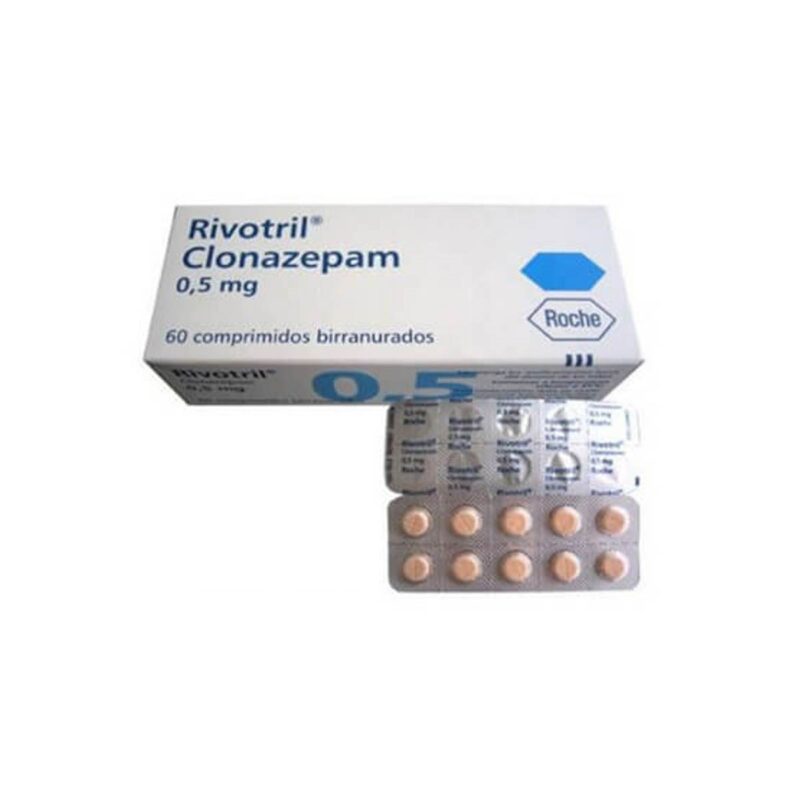 Rivotril (Clonazepam) 60 Tablets 0.5 mg