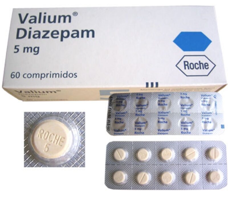 Valium (Diazepam) 60 Tablets 5 mg