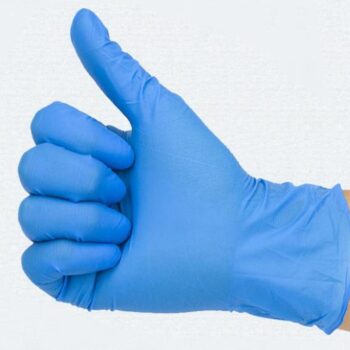 100 Pcs Disposable Nitrile Glove Blue
