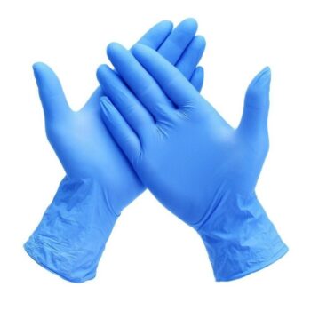 100 Pcs Disposable Nitrile Glove Blue