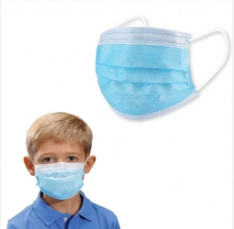 3 Ply Medical and Surgical Disposable Cotton Face Mask For Kids