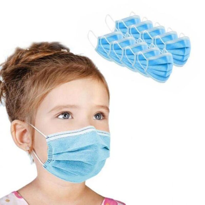 3 Ply Medical and Surgical Disposable Cotton Face Mask For Kids