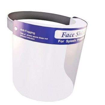 Medical-Grade Protective Face Shield, Anti-Fog, Blue