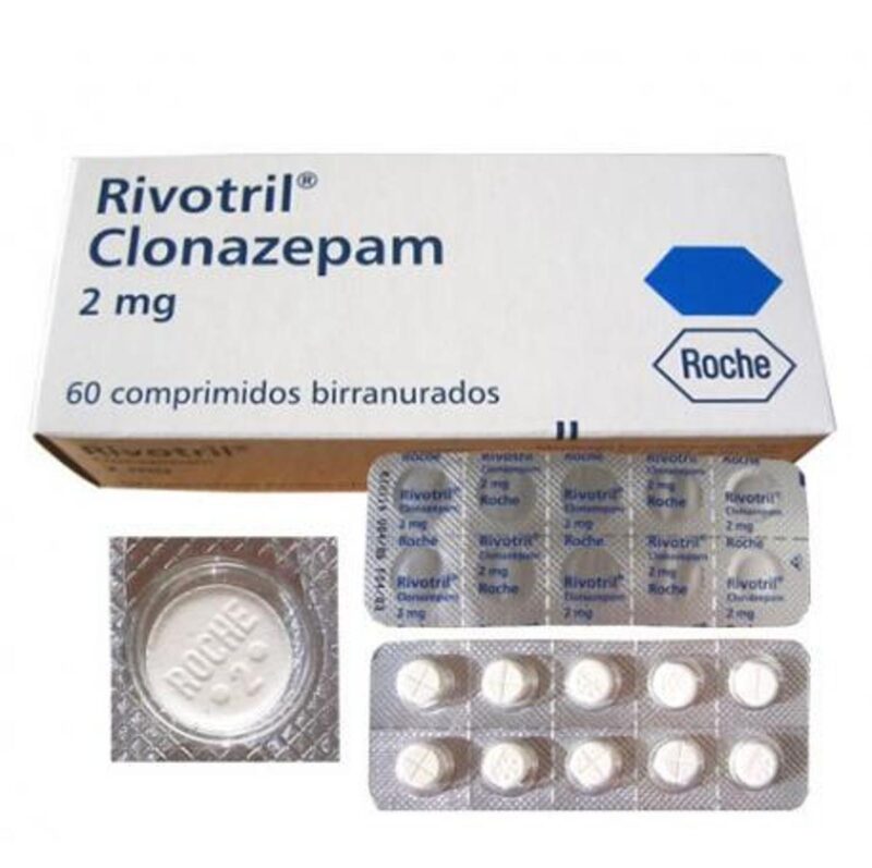 Rivotril (Clonazepam) 60 Tablets 2 mg