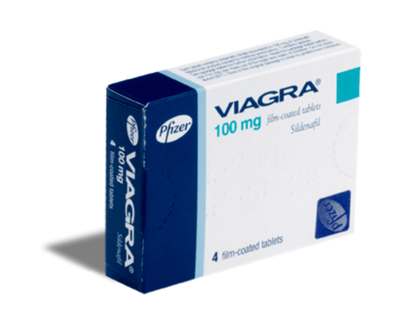 Viagra ( Sildenafil ) 4 Film Coated tablet ( 25 mg, 50 mg, 100 mg )