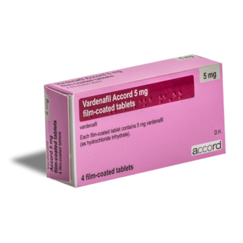 Home 22 Vardenafil Accord 4 Film Coated Tablet 5 mg